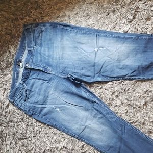 ⚡️SALE⚡️LANE BRYANT DISTRESSED STRAIGHT LEG SZ 22R